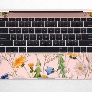 Wildflower Decal MacBook 11 Inch Floral Mac Book Skin Apple - Etsy