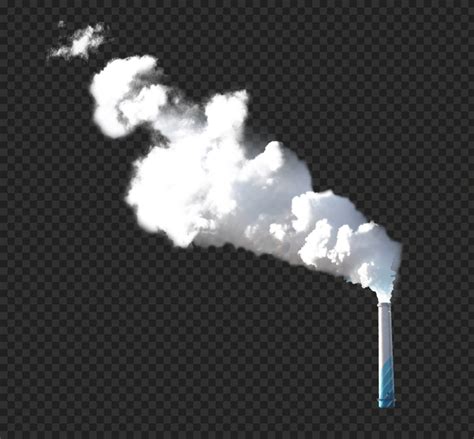 Factory Chimney White Smoke Png Citypng