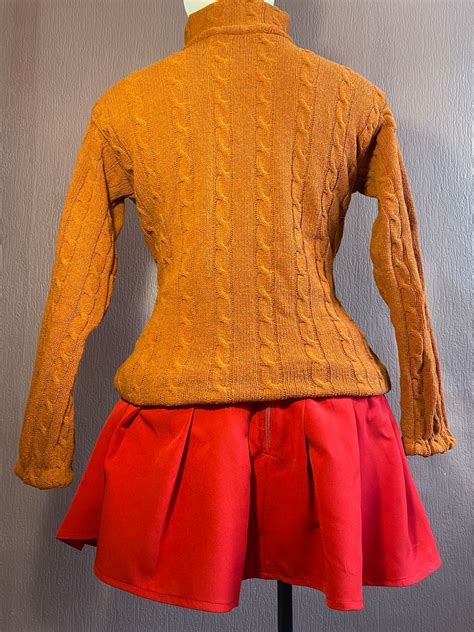 Velma Dinkley Scooby Doo Cosplay Costume Ready To Ship Etsy Uk