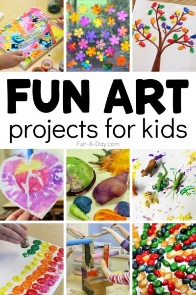 Easy and Fun Art Projects for Kids to Do at Home or School - Fun-A-Day!