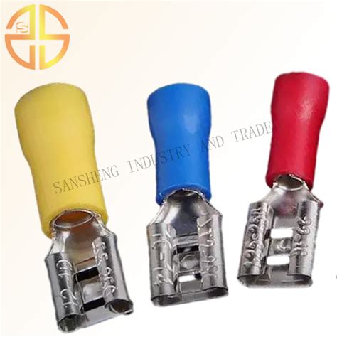 China Oem Insulated Copper Terminal Lug Connectors Fdd Pre Insulated Cable Terminals China