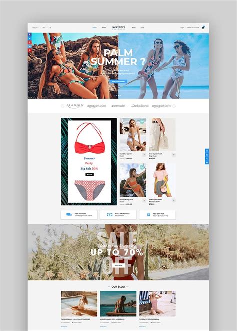 Best Lingerie Swimwear And Bikini Shopify Themes Idevie