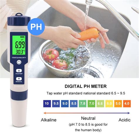 Testeur De Qualit De L Eau Num Rique En Tds Ec Ph Salinit