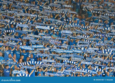 Football fans. editorial photography. Image of enthusiastic - 33545187