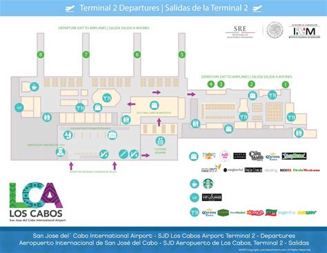 Cabo Airport Maps | SJD International Airport Maps