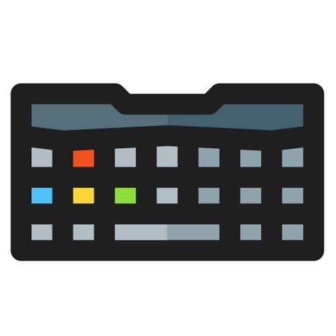 Keyboard Generic Outline Color Icon