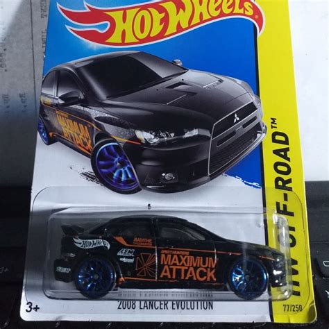 Jual Hot Wheels Lancer Evolution Hitam Shopee Indonesia