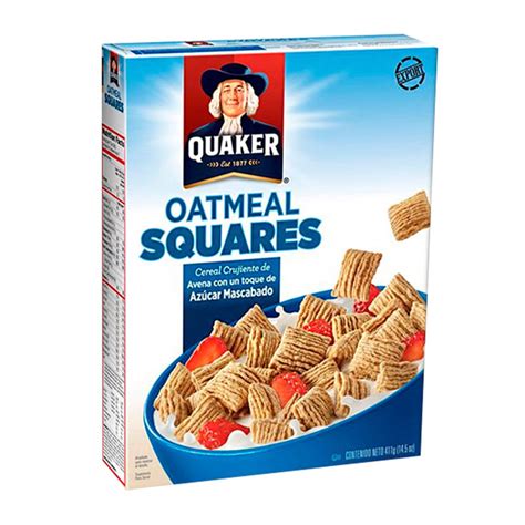 Cereal Quaker Oats Squares Caja A Domicilio