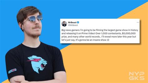 Beast Games: MrBeast to launch the largest game show in history