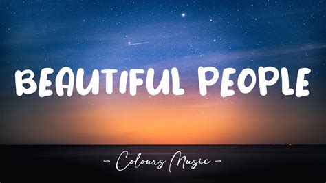 Ed Sheeran Beautiful People Lyrics Ft Khalid 🎼 Youtube