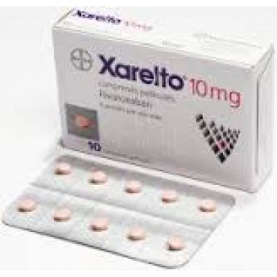 Xarelto 10 Mg Rivaroxaban 10 Tablets