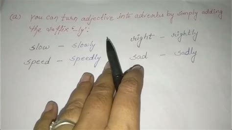 A You Can Turn Adjective Into Adverbs By Simply Adding The Suffix Lypart 4 Youtube