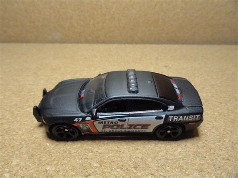 MATCHBOX POLICE DODGE CHARGER METRO POLICE TRANSIT CUSTOM KITBASH UNIT