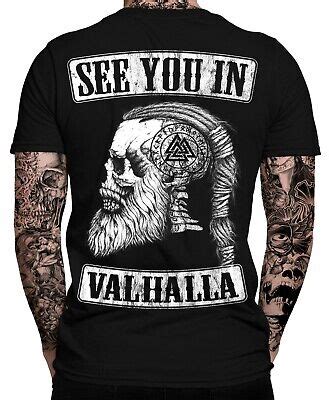 See You In Valhalla T Shirt Thor Vikings Ragnar Odin Odin