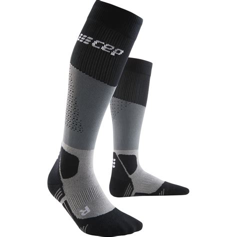 CEP Max Cushion Hiking Mid Cut Compression Socks Men Grey Black BIKE24