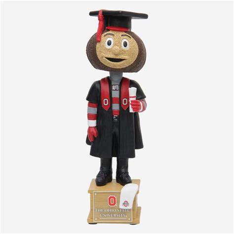 Brutus Buckeye Ohio State Buckeyes Graduation Mascot Bobblehead FOCO