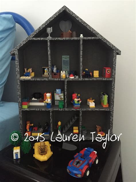 Lego Playhouse Storage Hack Diy Made With Kmart Shelf House