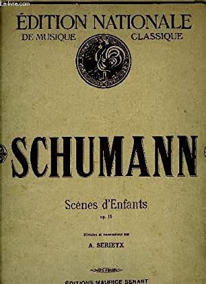 SCENES D ENFANTS By SCHUMANN 1915 Sheet Music Le Livre