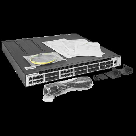 Управляемый коммутатор уровня 3 SNR-S300G-24FX без блоков питания ...