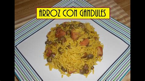 Arroz Con Gandules Receta