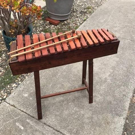 Antique Miniature Xylophone Marimba Mercari Xylophone Marimba Percussion Instruments