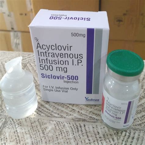 Aciclovir Intravenous Infusion Ip Mg For Hospital Model Name