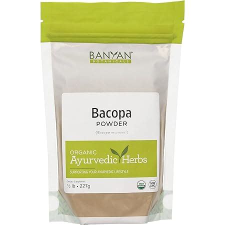 Amazon Banyan Botanicals Bacopa Powder 1 2 Pound USDA Organic