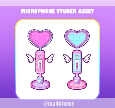 Vtuber Microphone Cute Asset Mado Hime S Ko Fi Shop Ko Fi Where