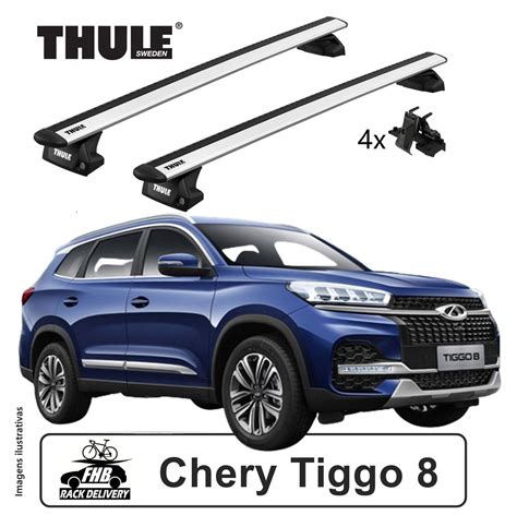 Rack Thule Evo WingBar Evo Flush Rail 7106 Para Chery Tiggo 8 2020