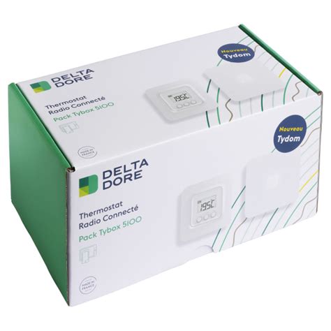 Delta dore 6050662 pack tybox 5100 connecté 1 thermostat tybox 5100