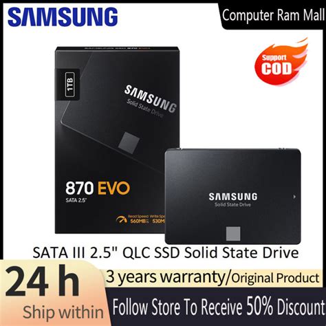 【50 Coupon】samsung 870 Evo 128gb 250gb 500gb 1tb 2tb Ssd 2 5 Inch Sata Iii 6gb S Internal Ssd