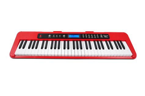 Aiersi Brand Red Electronic Organ 61 Touch Response Keys Mucial