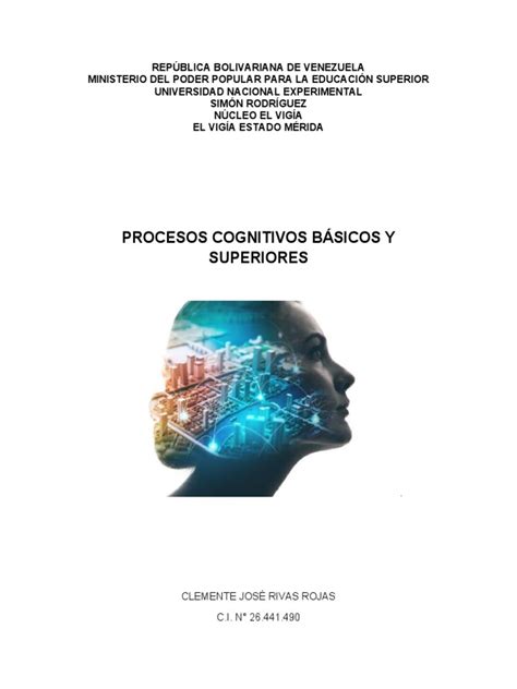 Procesos Cognitivos Básicos Y Superiores Pdf Atención Percepción