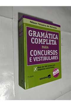 Livro Gramática Completa para Concursos e Vestibulares Nilson