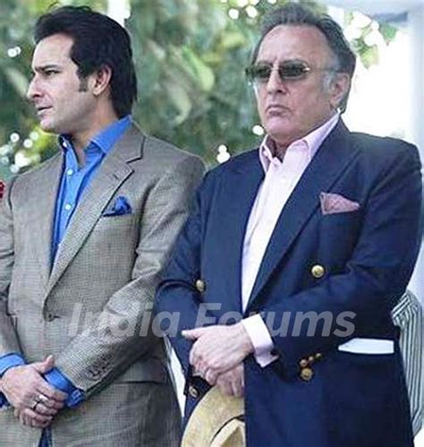 Saif Ali Khan With His Father Photo