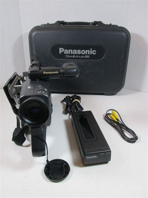 Panasonic Omnimovie Camcorder Pv 908 Vhs With Case Cameras For Sale