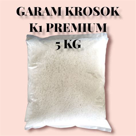 Garam Krosok Madura Kg Kualitas K Premium Garam Ikan Industri