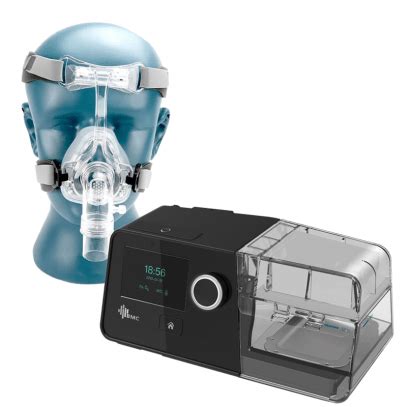 Kit CPAP Automático G3 umidificador BMC Máscara Nasal Ivolve N2