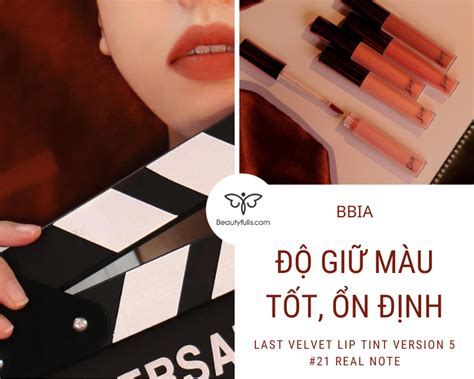 Son Bbia Màu 21 Real Note Màu Hồng Nude MLBB Đẹp Nhất