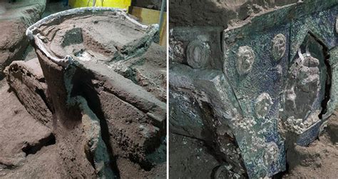 Ancient Ceremonial Chariot Discovered Remarkably Intact In Pompeii Villa