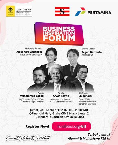 Business Inspiration Forum ILUNI FEB UI ILUNI FEB UI