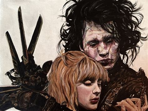 Edward Scissorhands And Kim Hug