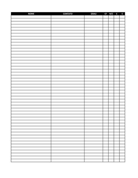 Lista de Nomes Modelo 2 | PDF