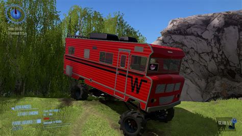 Mudrunner Big Red Ir Winnebago Rv Monster Truck Gameplay