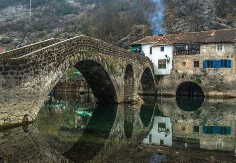 Old Bridge In Rijeka Crnojevića Rijeka Old Bridge Montenegro Budva