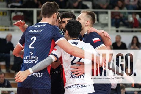 Exultation Of Grupa Azoty Zaksa Kedzierzyn Kozle During Itas Trentino