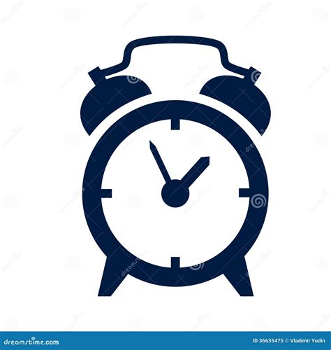 Alarm Clock Icon Stock Vector Illustration Of Second