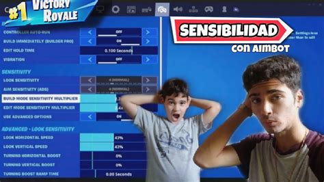 Por Fin La Nueva Mejor Sensibilidad De Aimbot En Fortnite Con