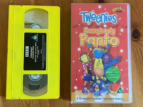 Tweenies Everybody Panto Vhs Video Tape Cassette Vintage Picclick Uk