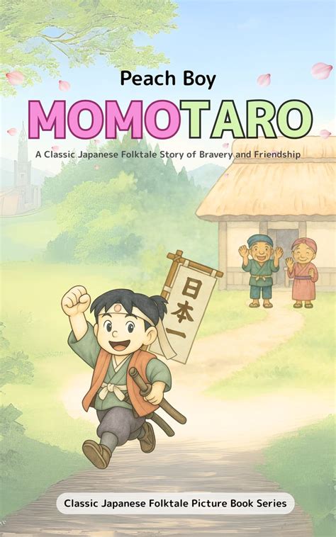 momotaro  gentle japanese folktale  kids folk tales picture